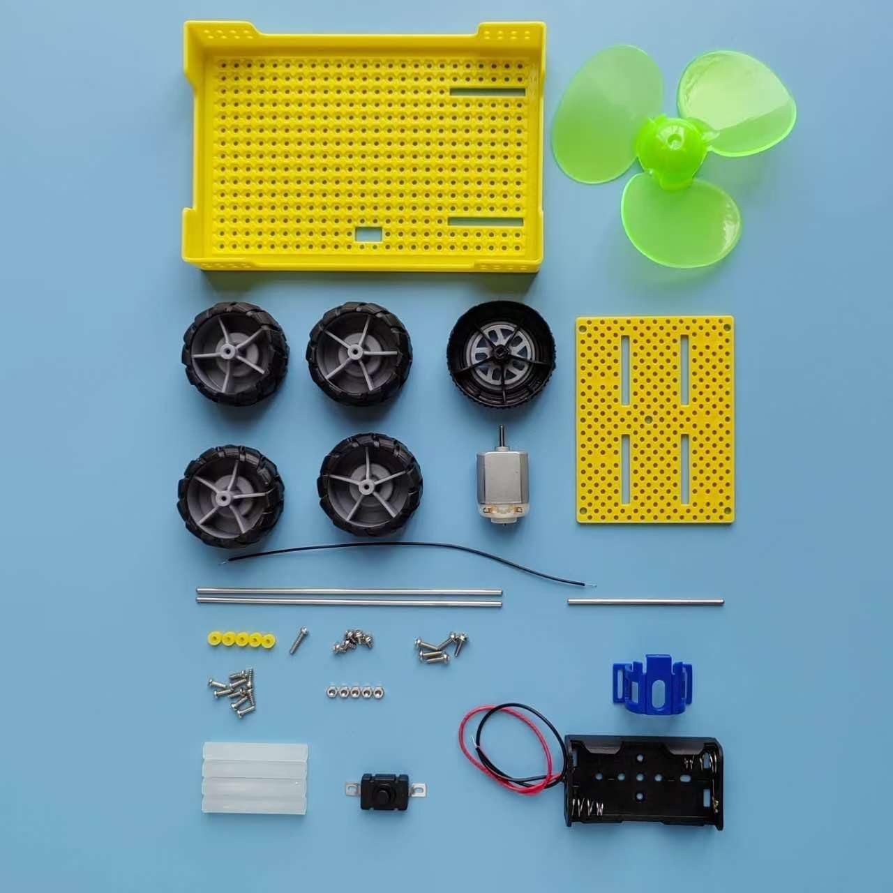 Chocozone Solar Powerder DIY Car Science Toys STEM DIY Toys for Kids Science Experiment Kit Toys for 10+ Years Old Boys and Girls (No Charging) (Fan Powered) - Image 6