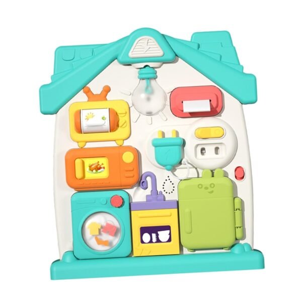 bnf® Busy Board Toy Multifunction Montessori Toy for Ages 0-3 Years Kids Children Green | Toys for Baby | Developmental Baby Toys - Image 6