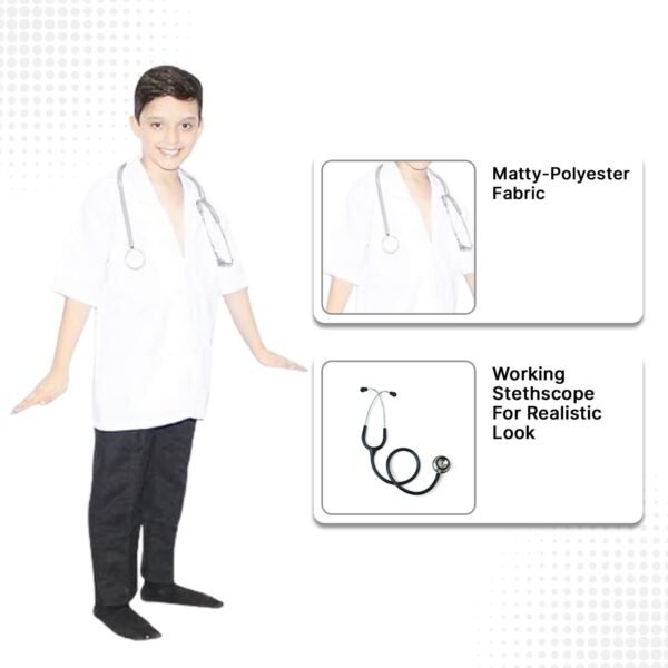 Kaku Fancy Dresses National Hero Costume | Police, Military, Army, Air Force, Navy Soldiers Costumes for Kids | Our Helper Costume for Boys & Girls - Image 4