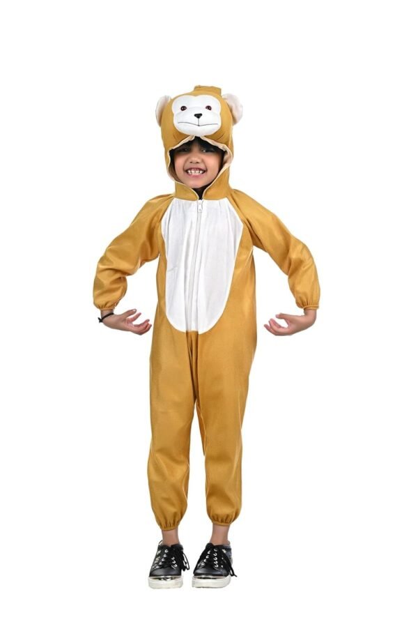 BookMyCostume Monkey Animal Kids Fancy Dress Costume 3-4 years