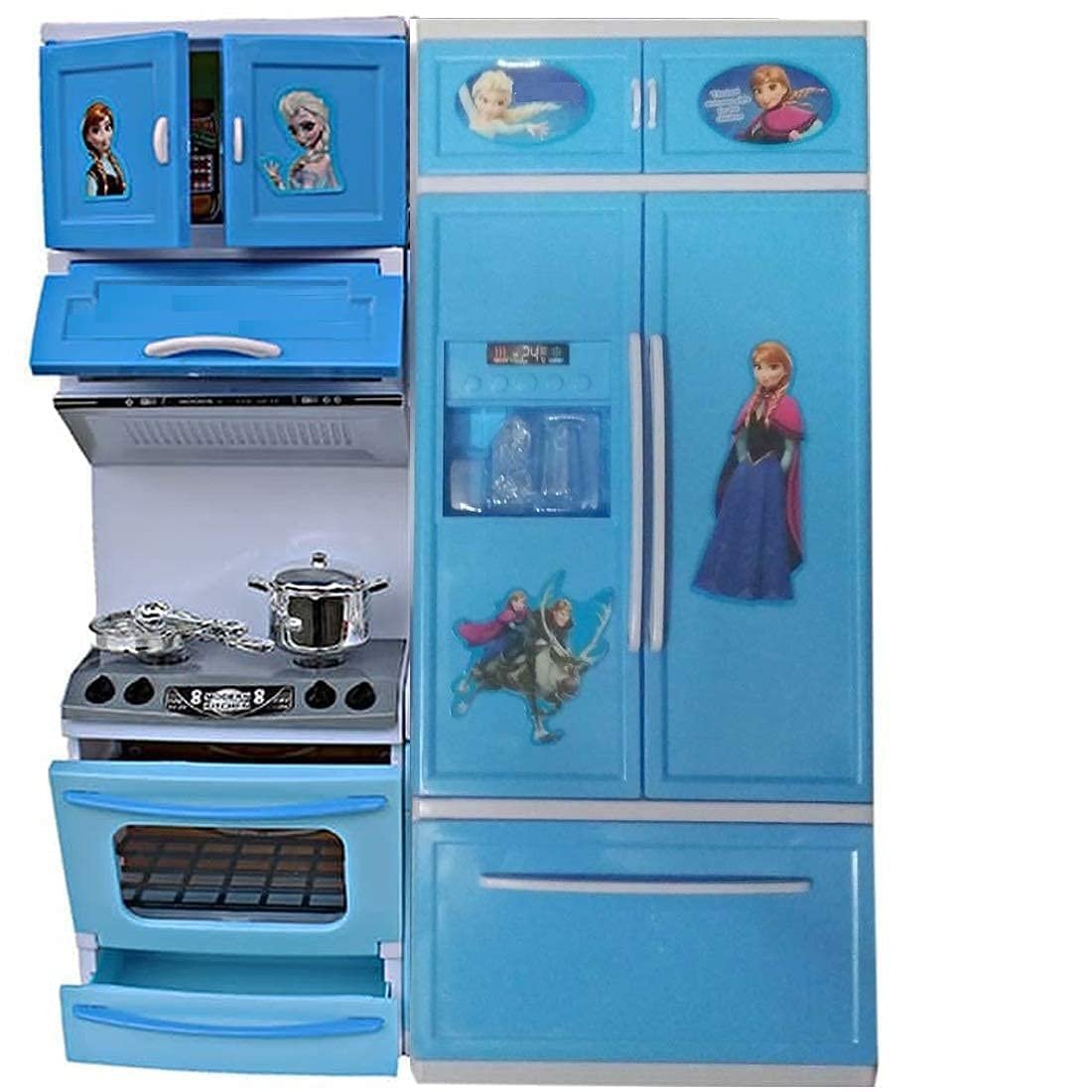 Plastic 42 Pcs Big Size Kitchen Playset | Musical & Light Kitchen Set Toy for Kids with Sound and Accessories Set for 4 Year Old (Multicolor) - Image 5
