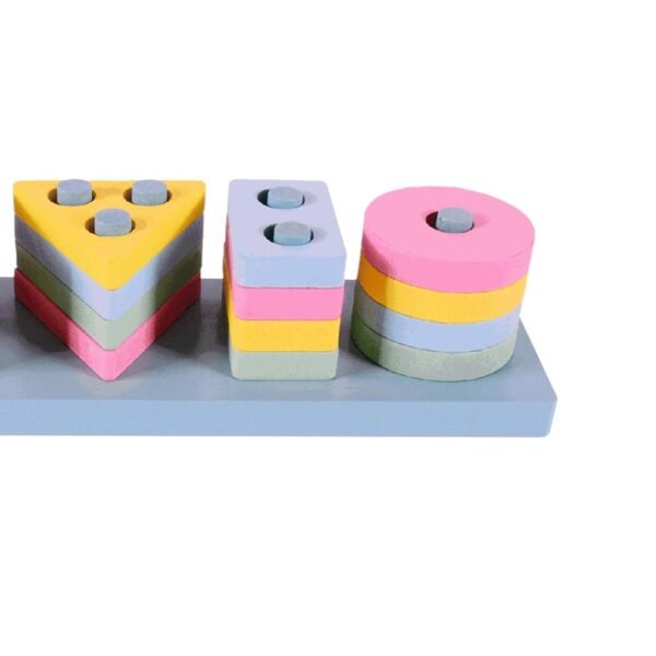 bnf® Wooden Sorter Stacking Toy Educational Learning Toy for Kids Girls Boy Rectangle Baby | Toys for Baby | Developmental Baby Toys