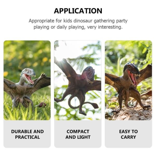 Dinosaur Toy Figure Width-16cm Pterodactyl Dinosaur Toys for Kids & Adults PVC Multicolour | Flying Dino - Image 5