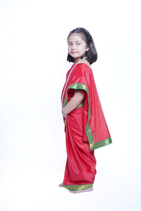 BookMyCostume School/College Principal Professional Kids Saree Fancy Dress Costume - Image 4
