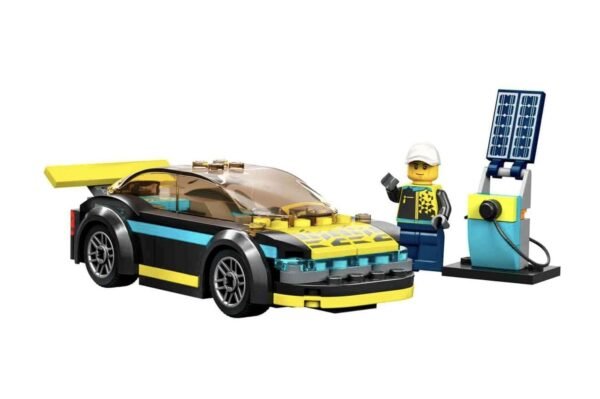 LEGO City Electric Sports Car 60383 Building Toy Set (95 Pcs),Multicolor - Image 4
