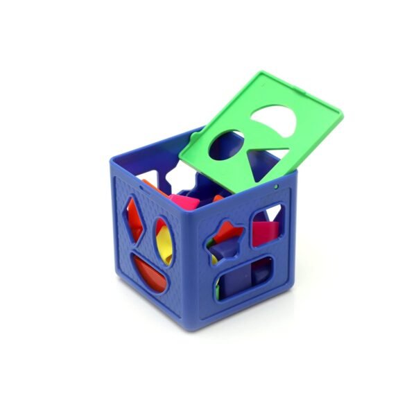 Shape Sorting Cube With 18 Shape And Different Color - Kids Activity Toys - Learning And Educational Toys With Multicolour - (Bis Approved), 19 Pcs - Image 3
