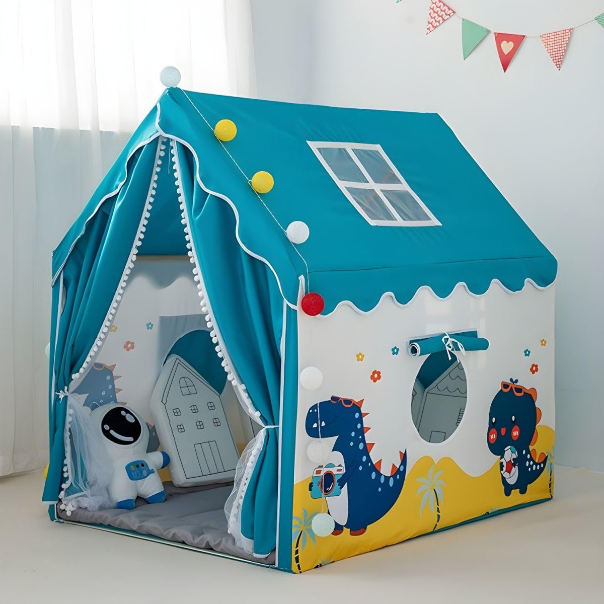 Colorfull and Extremely Light Weight Indoor and Outdoor Kids Play Tent House for 3-8 Years Old Kids Girls and Boys (DNS-052)