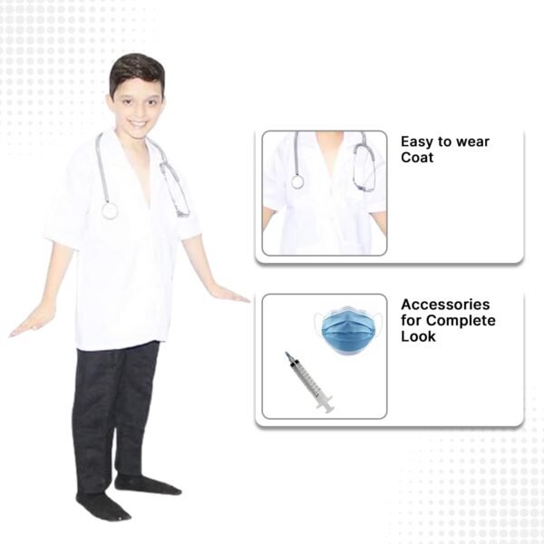 Kaku Fancy Dresses National Hero Costume | Police, Military, Army, Air Force, Navy Soldiers Costumes for Kids | Our Helper Costume for Boys & Girls - Image 2