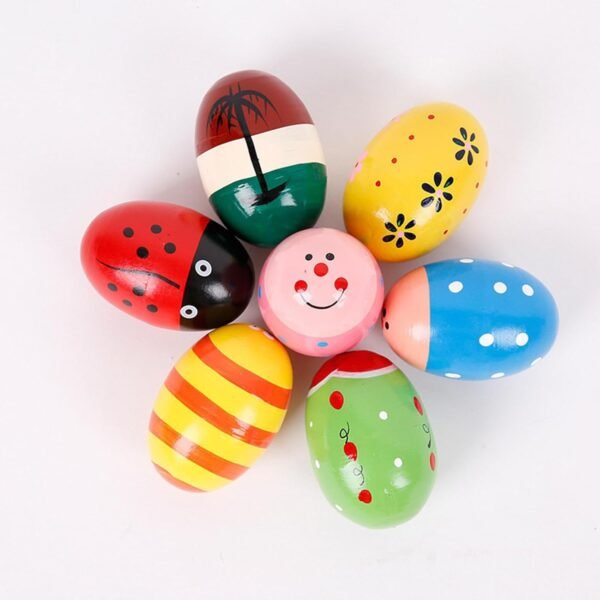BNF 7Pcs Wooden Baby Rattle Set Musical Development Toy for Newborn 0-1 Year Old | Baby | Toys for Baby | Rattles - Image 6