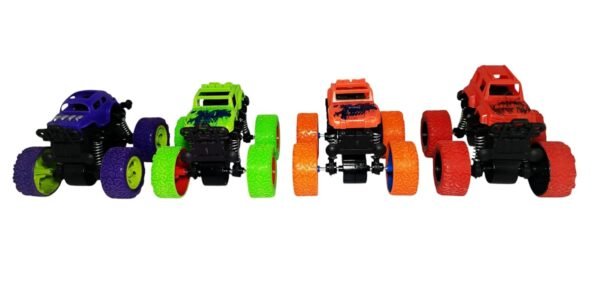 TOYZ Plant Exciting Pack of 3 Monster Trucks for Boys 3-7 Years Old, Friction Powered Car Toys, Durable High-Density Alloy and Non-Toxic Plastic, Non-Slip Tires for Educational Play - Image 5