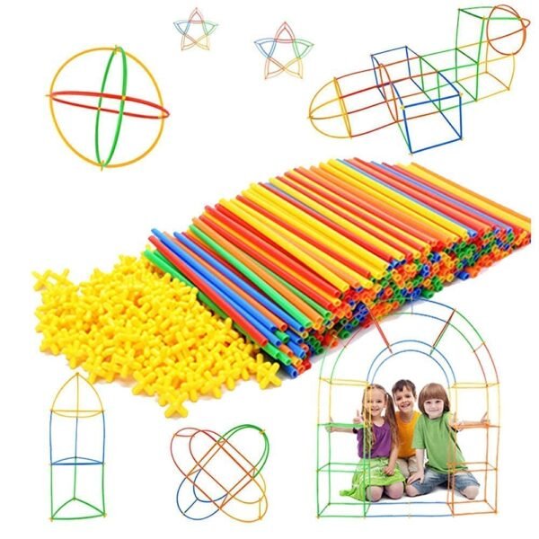 Building Blocks Toy Set for 3-8 Years Old Kids Boys & Girls,Multicolor,90+ Piece - Image 2