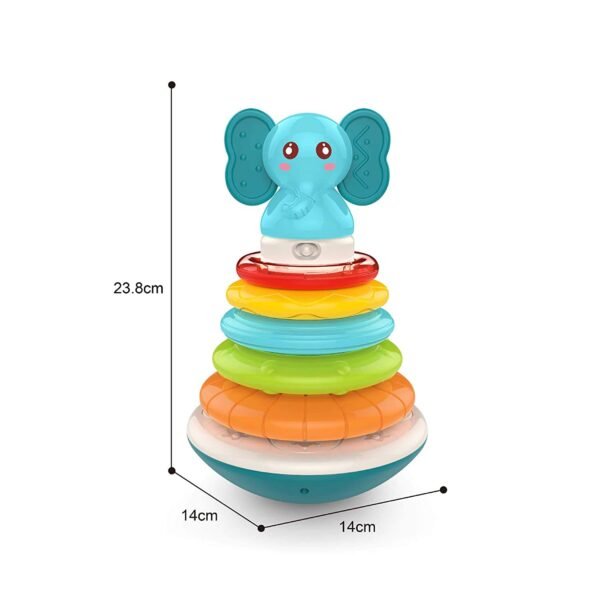 Stacking Rings Toys for Kids 1-3 Year Old Toddler Toys - Image 3