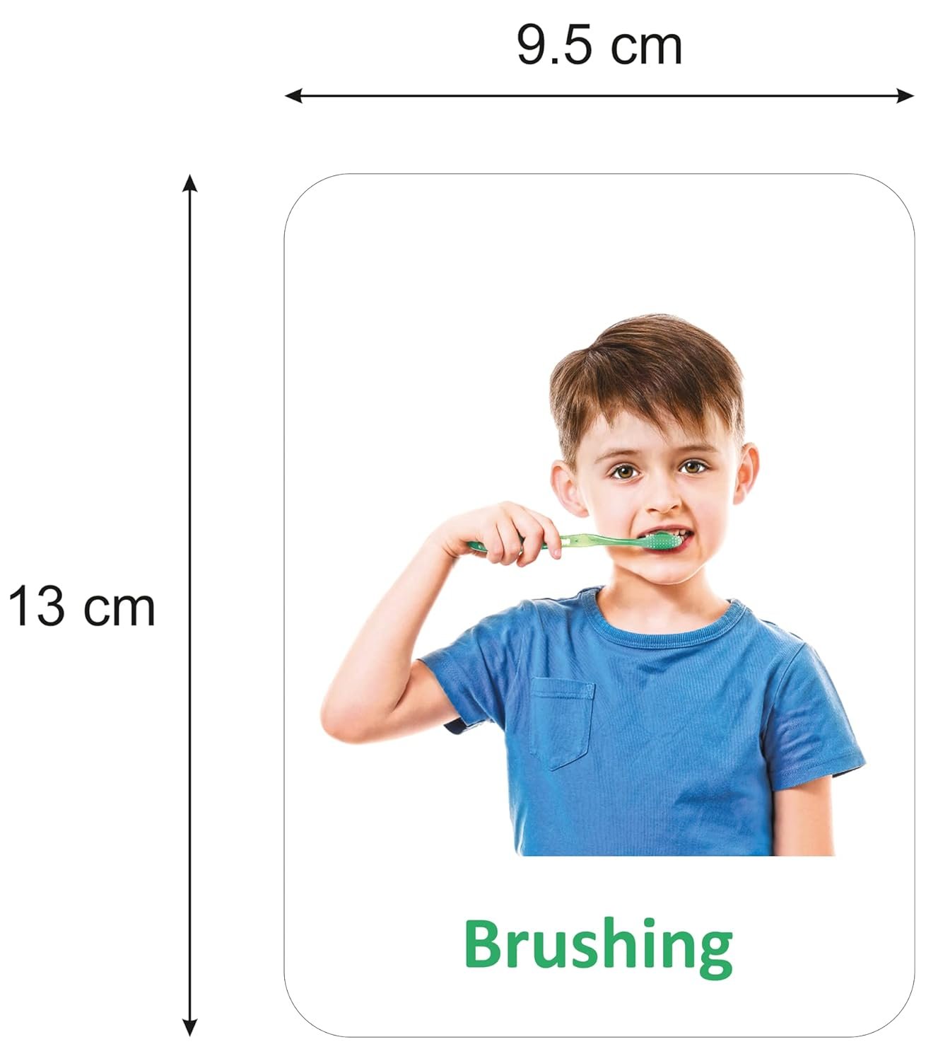 Premium Action Flash Cards for Kids Early Learning | Easy & Fun Way of Learning 1 Year to 6 Years Babies Smart Toys - Image 2