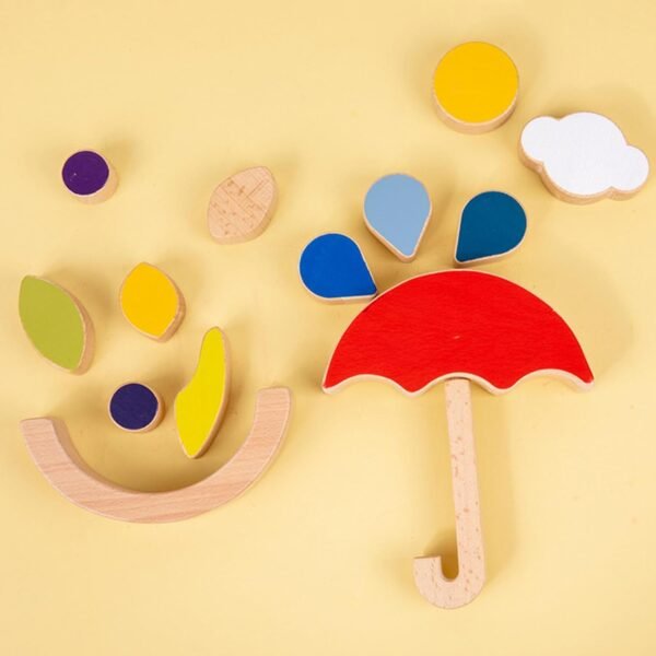 bnf® Stacking Blocks Parent Child Game Puzzle Toys for Kids Ages 3+ Umbrella Baby | Toys for Baby | Developmental Baby Toys - Image 6