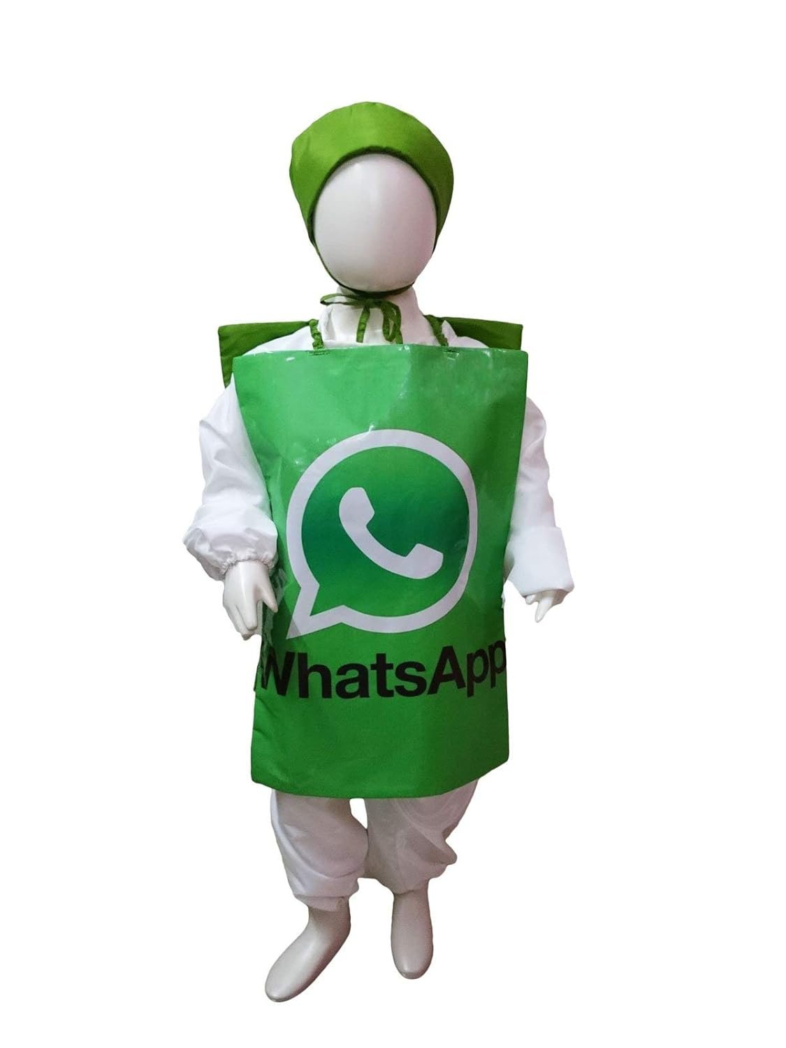 BookMyCostume Green Social Media Messaging Technology Kids Fancy Dress Costume 6-7 years