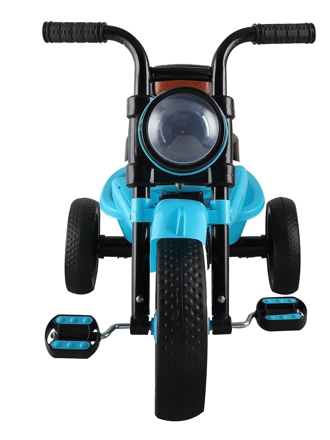 Kids Tricycle with Front Light and Musical Features, Trike for Indoor and Outdoor Use, Sturdy and Safe Design with Big EVA Wheels, for Kids Ages 1 to 5 Years, Up to 30 kg Capacit (Blue) - Image 5