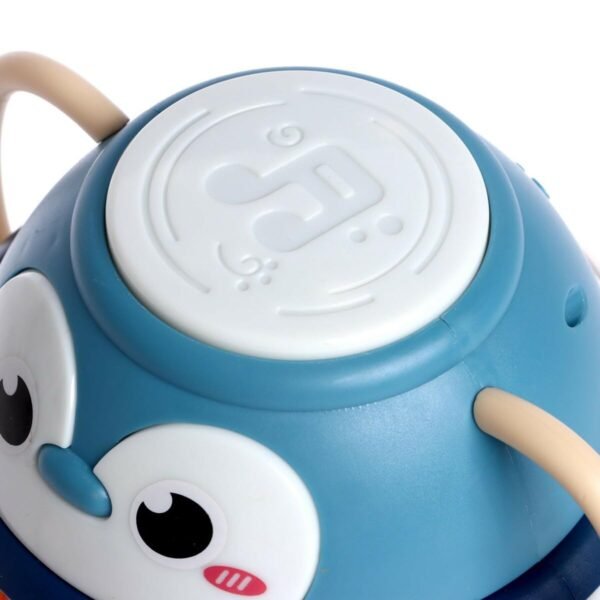 Funny Cute Plastic Baby Musical Toy Baby Hand Drum Rattle Toy for Kids with Light Music Toys for 1 2 Years Old - Image 3