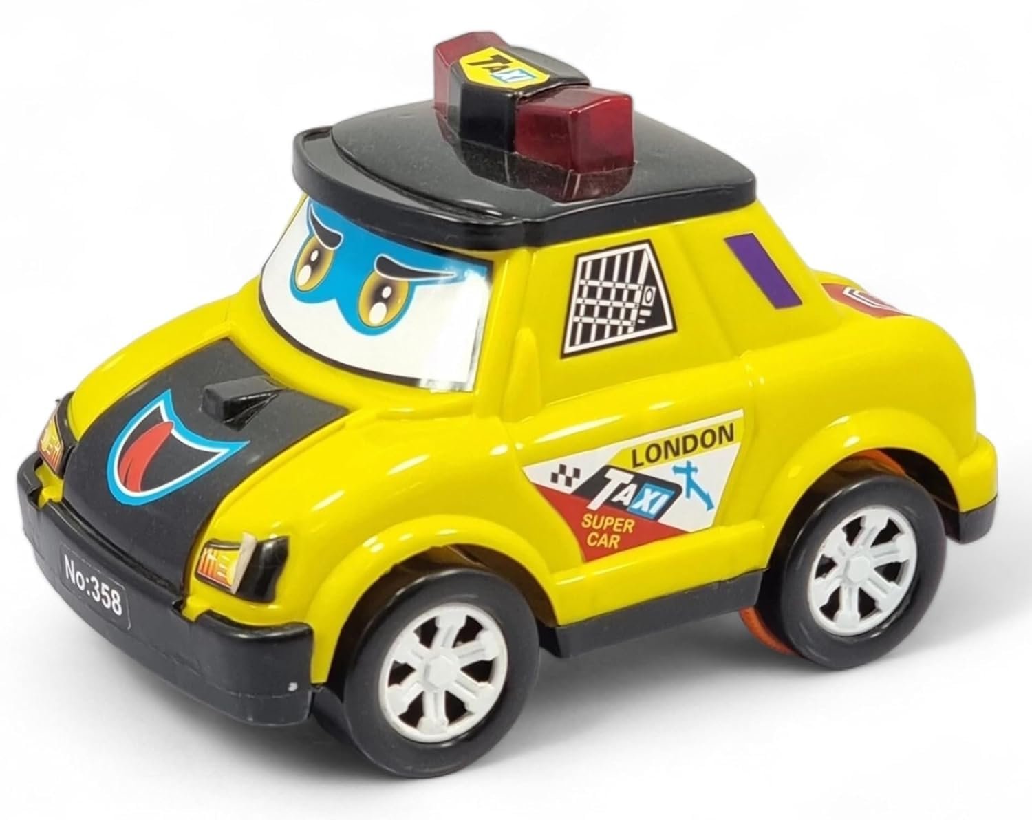 Friction Powered London Taxi Toy Car for Toddlers/Kids/Children | Kids Toys for 2-5 Years | Car Toys for Boys 3-5 | Toy Vehicle | Baby Toy Car - Image 5