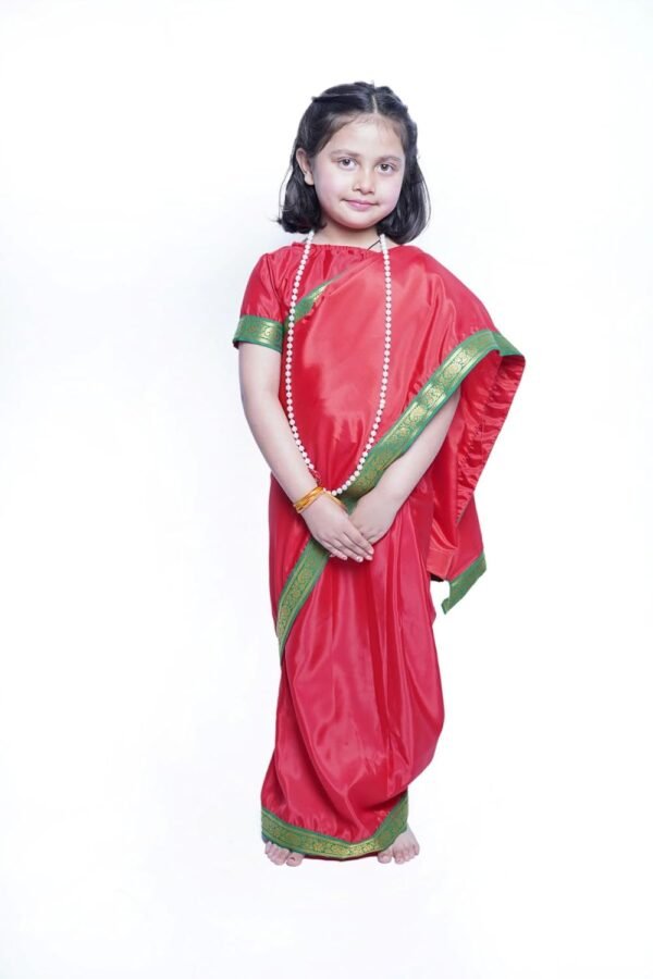 BookMyCostume School/College Principal Professional Kids Saree Fancy Dress Costume - Image 6
