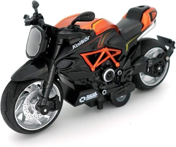 Sport Motorcycle Toy Pull Back Motorcycle Toys with Music Lighting Latte Motorcycles Toy for Kids Boys Age 3-8 Years Old - Image 5