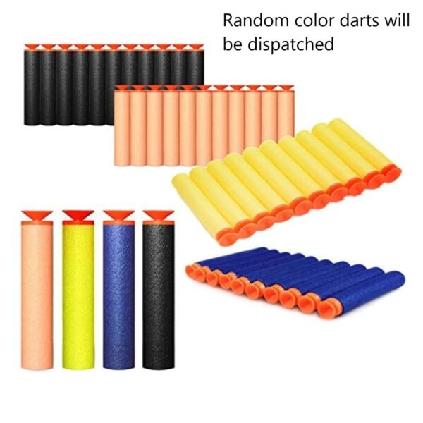 WISHKEY Plastic Blaze Storm Manual Soft Suction Bullet Gun Toy with 20 Safe Soft Foam Bullets, Fun Target Shooting Battle Fight Game for Kids (Pack of 1, Multicolor) - Image 6