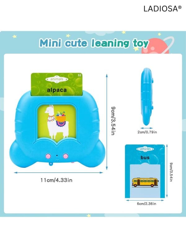 Ladiosa® Flash Cards, Toys for 3 Year Old Boy, Baby Toys for 0 to 2 Years, Flash Cards for Babies 0 to 6 Months, Toys for 3 Year Old Girl, Toddler Activity Toys, Toys for 2 Year Old Girls,Flash Cards - Image 3