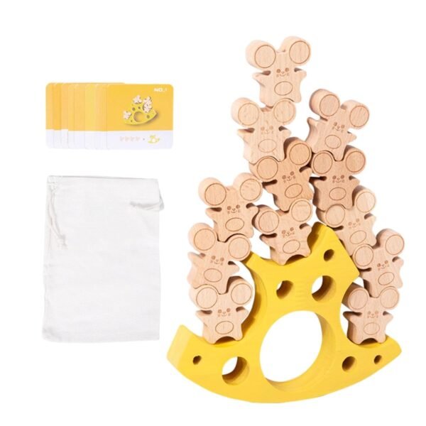 bnf® Montessori Wooden Toys Interactive Stacking Wodoen Toys for Girls Boys Gifts