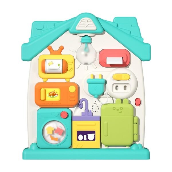 bnf® Busy Board Toy Multifunction Montessori Toy for Ages 0-3 Years Kids Children Green | Toys for Baby | Developmental Baby Toys