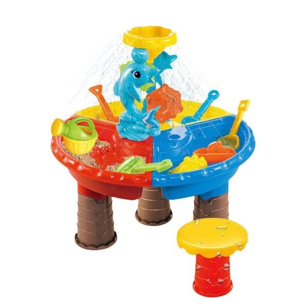CLUB BOLLYWOOD® 2 in 1 Summer Beach Toys Outside Outdoor Activity Outdoor Garden Sandbox Kit 45x46cm|Toys & Hobbies | Games | Other Games|1Set Kids Sand Table Toys - Image 5
