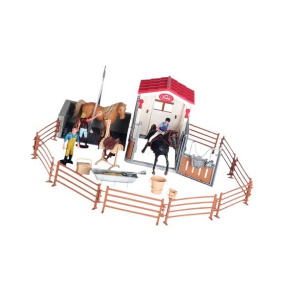 MYADDICTION Horse and Horseman Playset Equestrian Toys for Boys Girls 3 4 5 6 7 Year Old - Image 5
