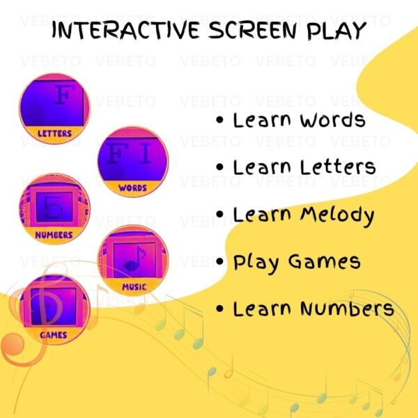 Kids Educational Laptop Toy for Ages 3+ | 20 Fun Learning Activities: Learn Letters, Words, Mathematics, Music, Memory Skills, Logic, and More with Interactive Games for Children! - Image 5