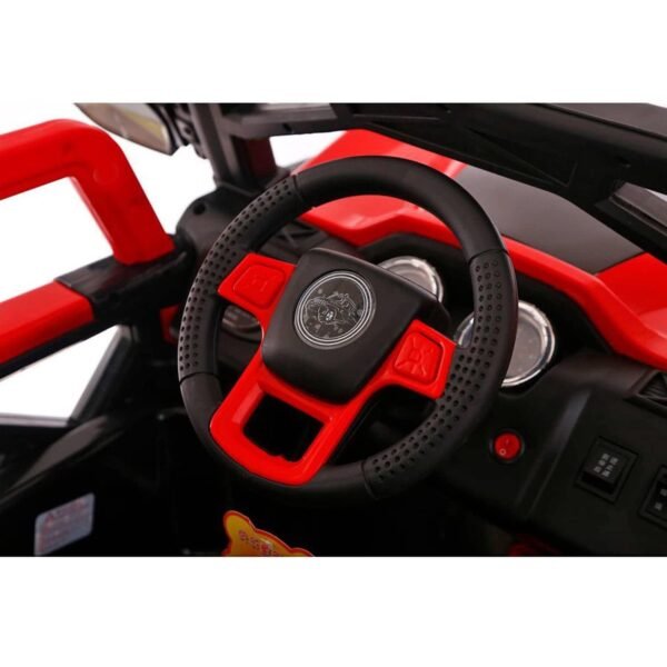 2188 RED Ride on Jeep Rechargeable Battery Operated 4×4 Drive with 6 Motors for 1-9 Yrs Kids - Image 4