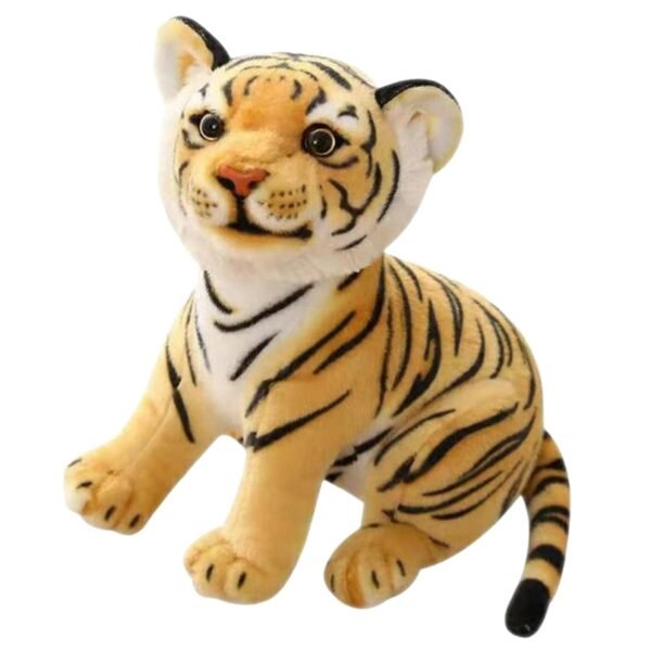 bnf® Adorable Plush Tiger Doll Pillow for Bedding Birthday s Girls Boys Yellow 23cm Baby | Toys for Baby | Plush Baby Toys - Image 6
