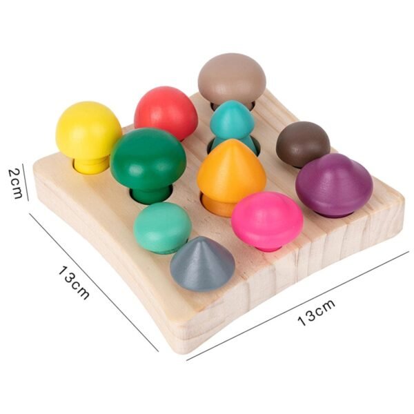 bnf® Mushroom Harvest Game Shape Sorting for Boys Girls Kids Without Pattern Baby | Toys for Baby | Developmental Baby Toys - Image 2