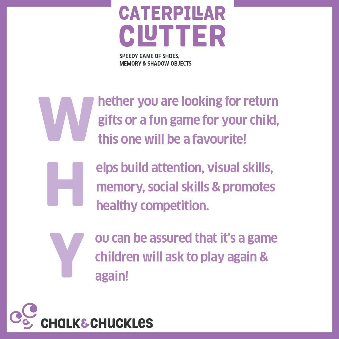 Chalk and Chuckles Caterpillar Clutter, Memory Matching Card Game, Age 3-6 Years Old Boys and Girls, Educational Gifts for Kids - Image 5