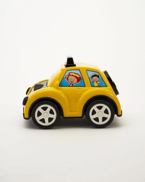 Cartoon Maxi Cab Friction Powered Taxi Toy Car for Toddlers/Kids/Children | Kids Toys for 2-5 Years | Car Toys for Boys 3-5 | Toy Vehicle | Baby Toy Car - Image 4