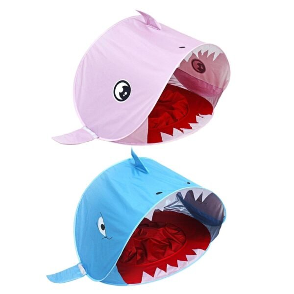 Shark Tent Portable Gifts Child Room Decor Role Play Toy for Boys Girls Blue|Toys & Hobbies | Games | Other Games|1 Kids Play Tent - Image 2