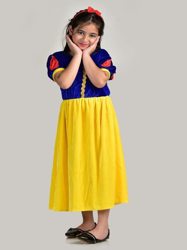 BookMyCostume Kind Princess with Dwarfs Fairy tale Kids Fancy Dress Costume | Imported 7-8 years - Image 6