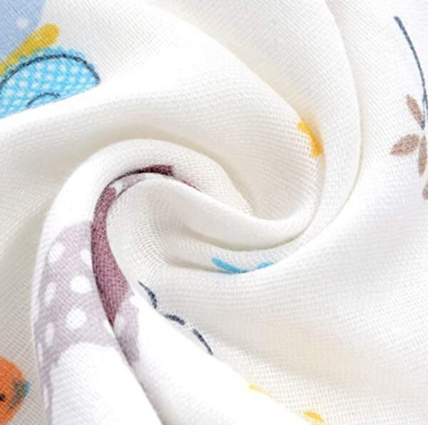 Cotton Small Size Face Towel 400 GSM/Extra Soft And Super Absorbent Face Towels For Women\'s, Kids And Newborn Babies (25 x 25 CM) -Set of 6/2 - Image 4
