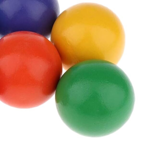 bnf® 6 Pieces Montessori Rainbow Balls Color Sorting Toys for Children Girls Boys - Image 5