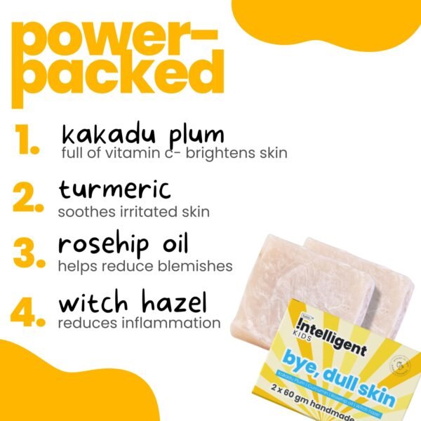 Tuco® Kids Dull Skin Soap (60 gm x 2) & Sunscreen (50 gm) | Face Glow Kit | Safe For Kids | Ages 2-5, 5-10, 10-15 | Paraben & Sulfate Free | 170 gm- Pack of 3 - Image 3