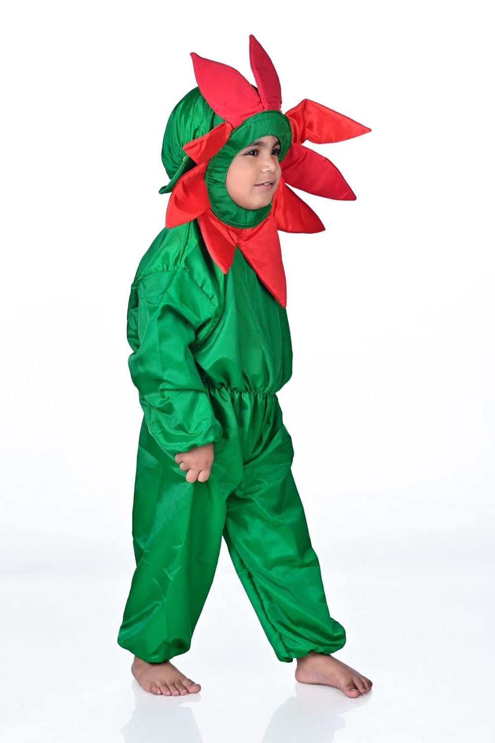 BookMyCostume Red Flower Kids Fancy Dress Costume 3-4 years - Image 2