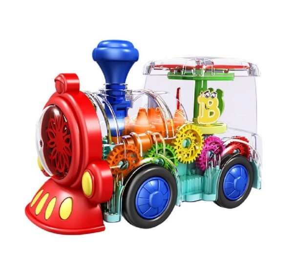 VVE Transparent Concept Vehicles with 3D Flashing Led Lights and Musical Vehicle for Kids, Toy for 2-5 Year Kids and Children, Transparent (Color May Vary) (Concept Train) - Image 2