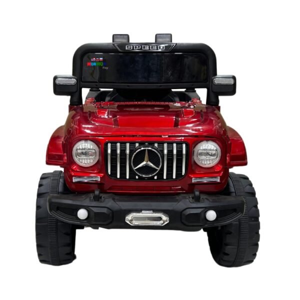 Battery Operated Ride-On Jeep for Kids - 4x4 Electric Toy Car with 5 Motors, Dual Batteries, Remote Control, LED Lights, Music System, and Safety Features for Boys & Girls Aged 1-5 Years