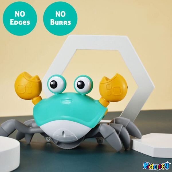 Kidology Crawling Crab Baby Musical Kids Toy with Led Lights & Rechargeable Battery|Interactive Early Learning and Entertainment Toys for Kids Toddlers & Infants,Multicolor - Image 6