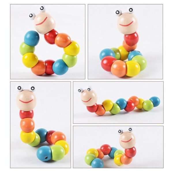 BNF 7Pcs Wooden Baby Rattle Set Musical Development Toy for Newborn 0-1 Year Old | Baby | Toys for Baby | Rattles - Image 5