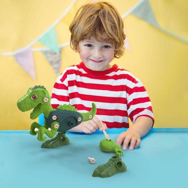 Lyla Fun Take Apart Dinosaur Toys 3D Puzzle Dinosaur Transform for 3-8 Year Old 8 PCS - Image 6