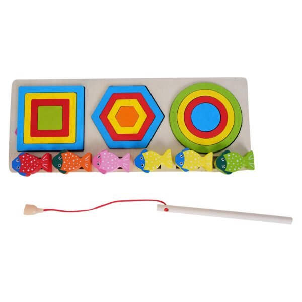 Wooden Sorting and Stacking Magnetic Fishing Toy Set Toys for Kids Kids Toys Kids Games Indoor Games Kids Toys for 2-5 Years Kids Games Toys for 3 Year Old Boy Toys for 3+ Year Old boy (4)