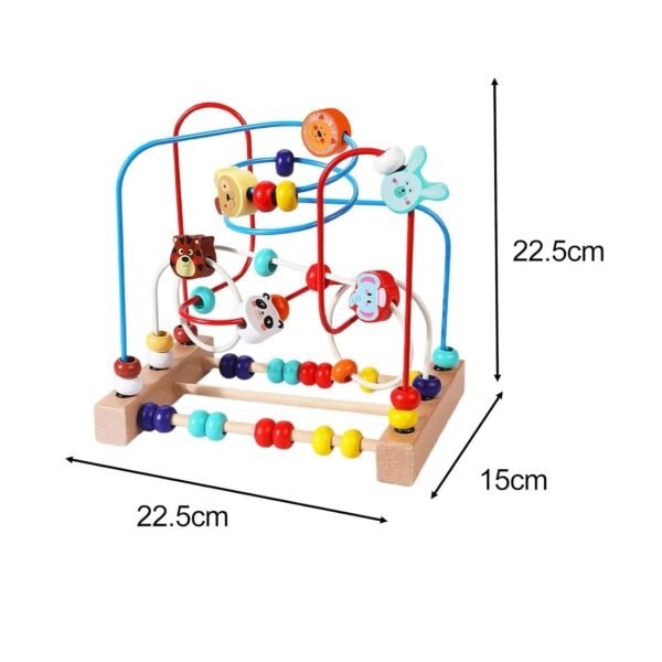 SECRET DESIRE Bead Maze Toy Birthday Gifts Puzzle Beads for Boys Girls Kids Ages 0-3 Years 22.5x22.5x15cm A|Baby|Toys for Baby|Developmental Baby Toys - Image 3