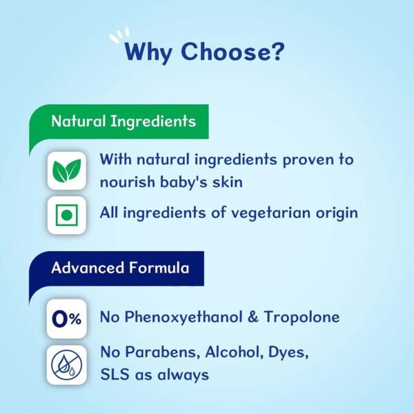 Chicco Baby Moments Gentle Bodywash & Shampoo with Oats Extracts & Apricot, 500ml |Head-to-Toe | No Tears Formula | Moisturized Skin & Hair | Dermatologically Tested | Parabens & Phenoxyethanol Free - Image 6